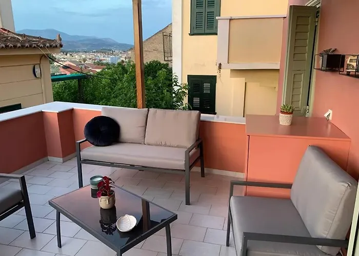 Nyaraló Master Rose House With Sea View Návplio